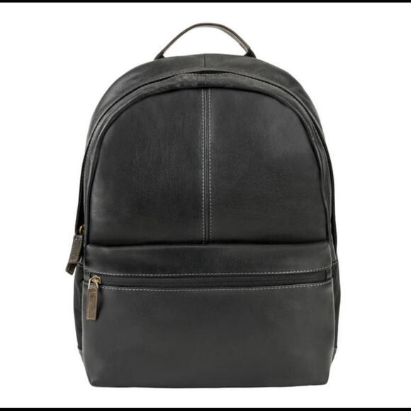 BOCONI black Garth slim leather backpack - Picture 1 of 7